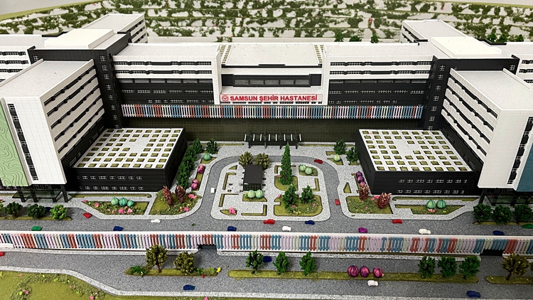 Samsun Şehir Hastanesi’nin inşaatı yükseliyor