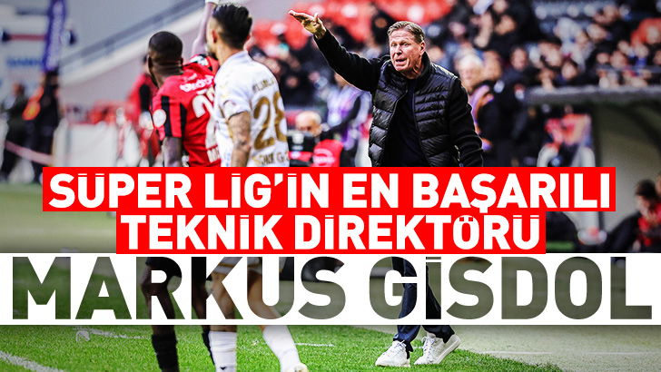 Süper Lig’in en başarılı teknik direktörü Markus Gisdol
